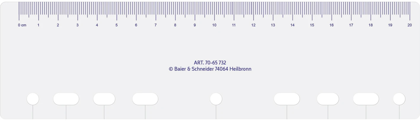 RIDOIDE Timing 1 Tagesanzeiger 7065732.27 transparent 8.1x22.5cm
