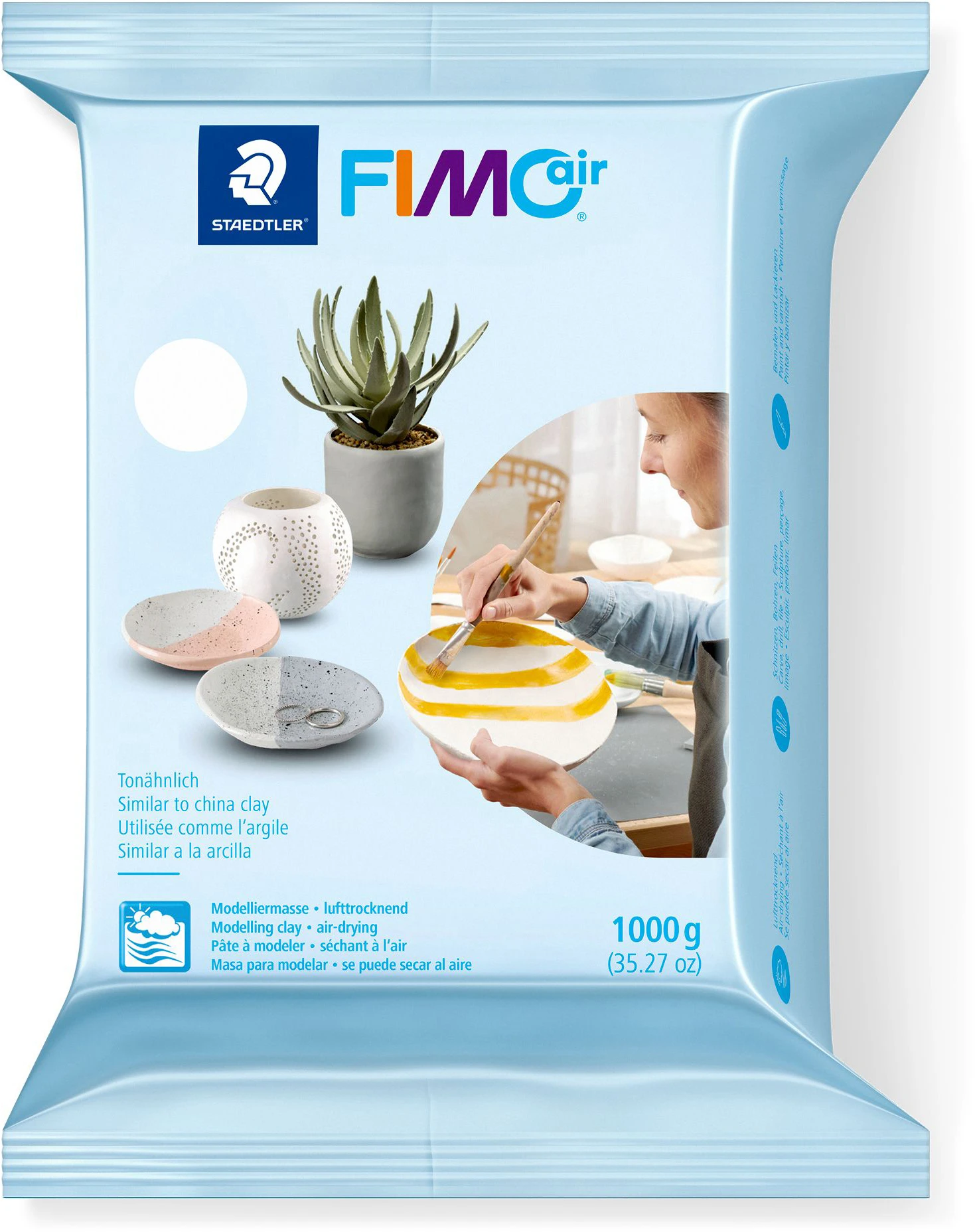 FIMO Knete Air 1kg 8101-0 weiss