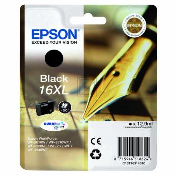 EPSON Tintenpatrone 16XL schwarz T163140 WF 2010/2540 500 Seiten EPSON Tintenpatrone 16XL schwarz T163140 WF 2010/2540 500 Seiten
