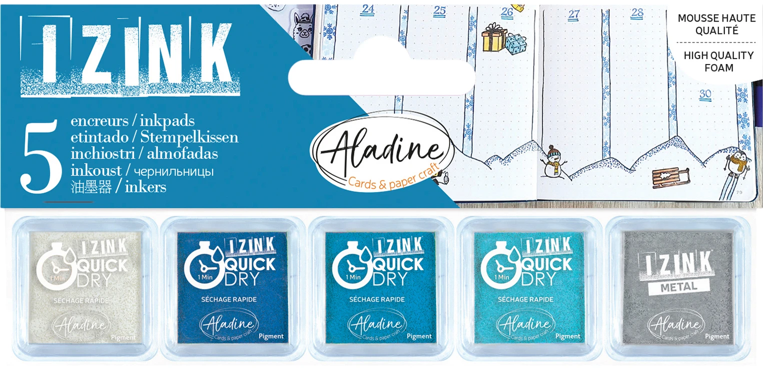 ALADINE Stempelkissen 03930 Frost 5 Stück