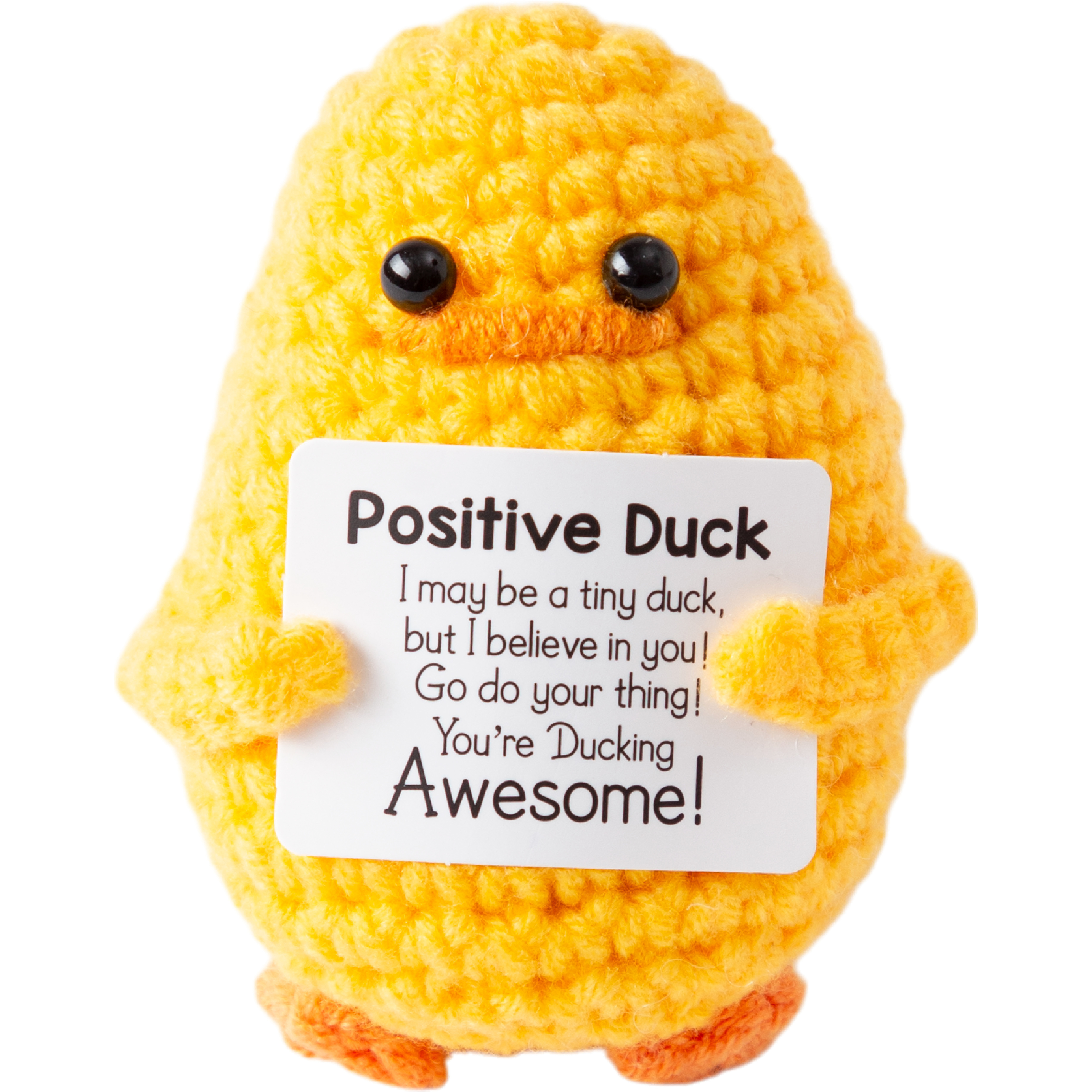 I AM CREATIVE Positive Duck 8cm 1000-1458 gelb