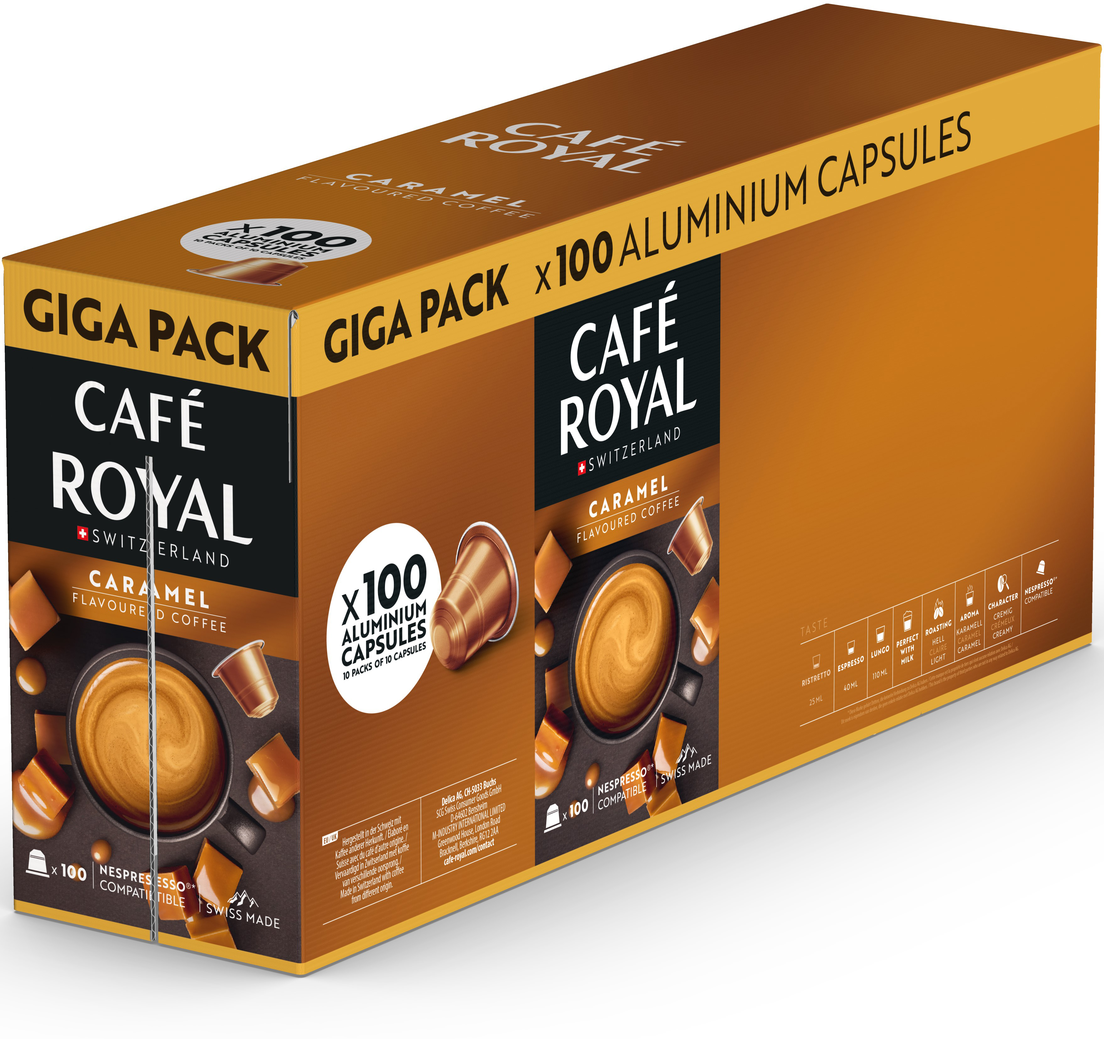 CAFE ROYAL Kaffeekapseln XXL 11005223 Caramel 100 Stk.