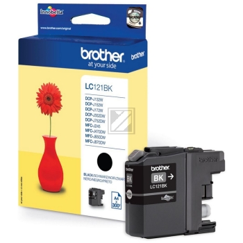 BROTHER Tintenpatrone schwarz LC-121BK DCP-J132 300 Seiten BROTHER Tintenpatrone schwarz LC-121BK DCP-J132 300 Seiten