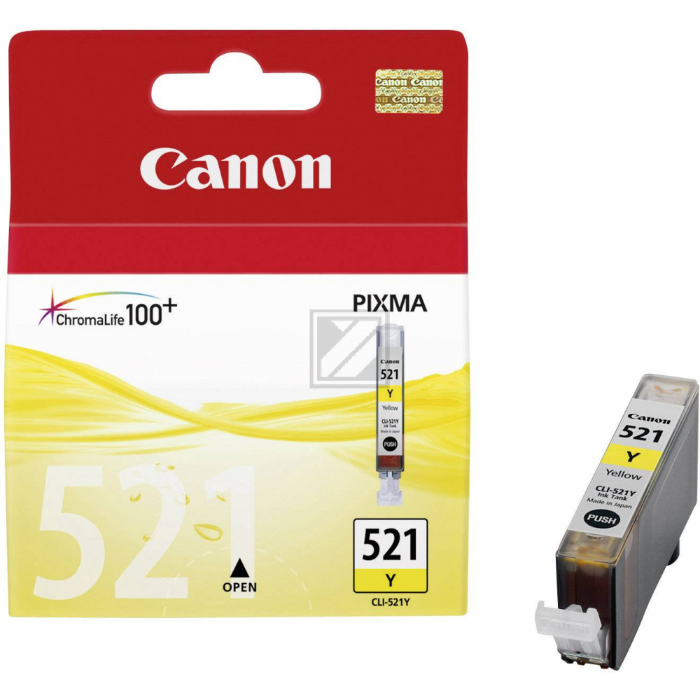 CANON Tintenpatrone yellow CLI-521Y PIXMA MP 980 9ml