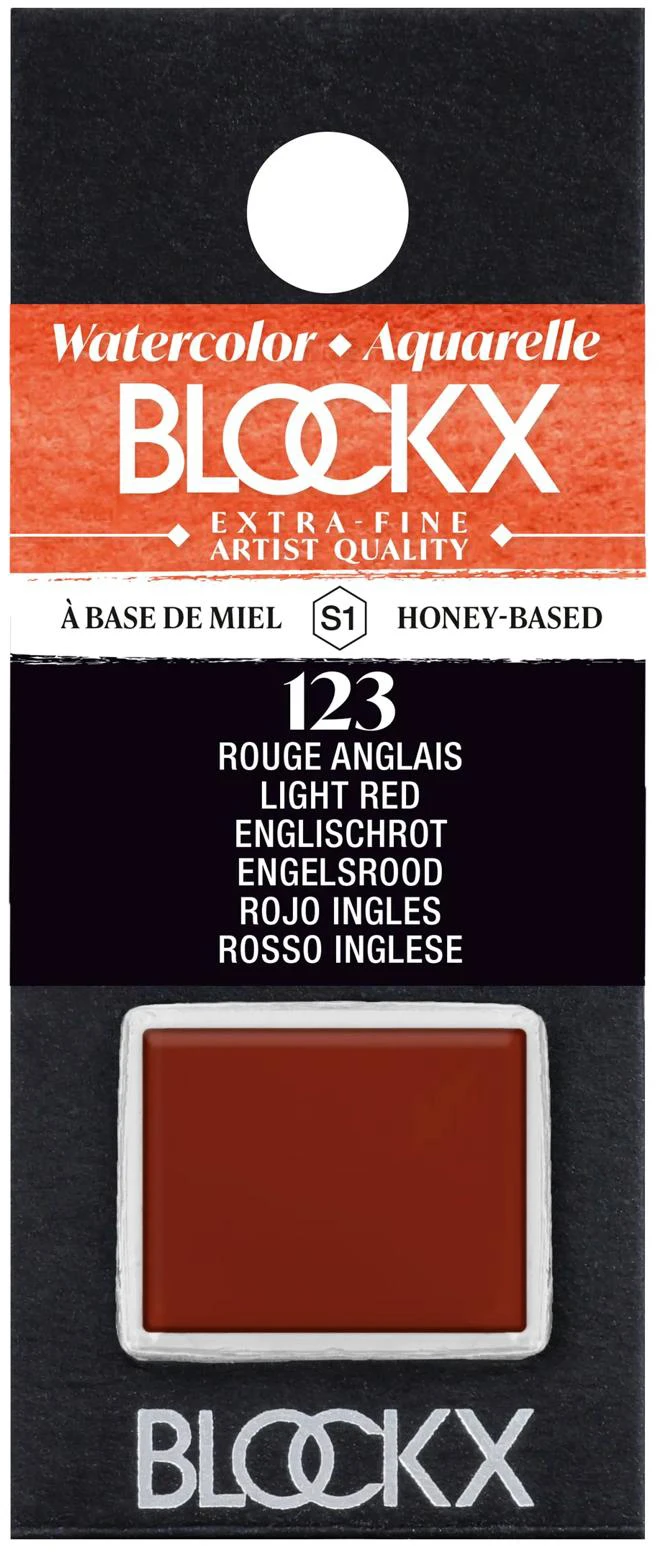 BLOCKX Aquarellfarbe 1.5ml 41123BXC englischrot