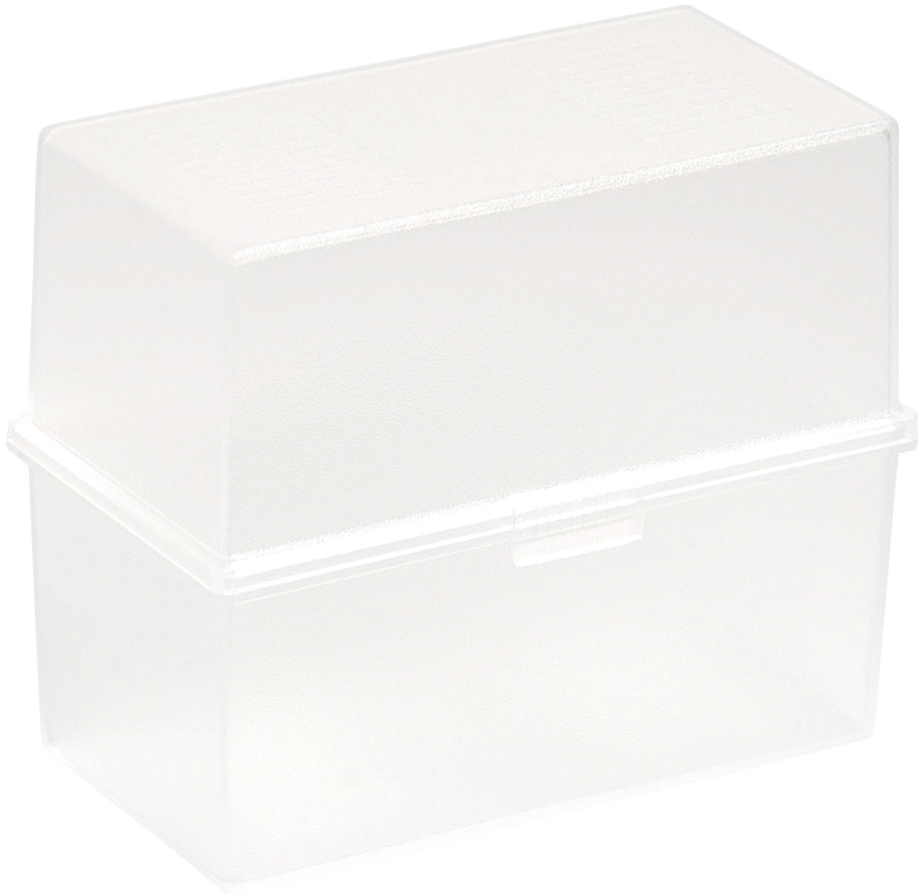 BIELLA Karteibox Eco A6 51731503BIDU transluzent für 200 Karten