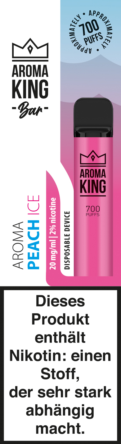 AROMA KING Bar 700 0170851 Peach Ice 20mg