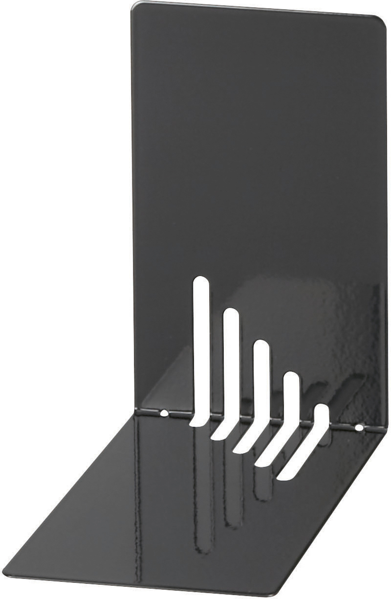 MAUL Bücherstützen 14x8,5x14cm 4.05 schwarz, Metall 2 Stück