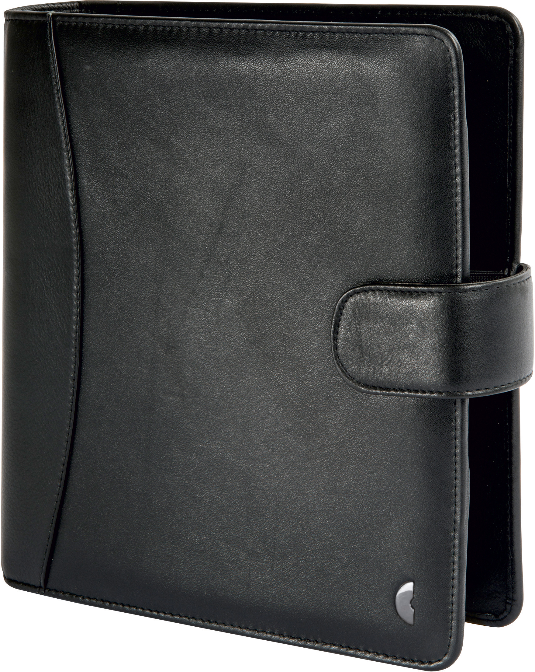 CHRONOPLAN Ringbuch Compact Standard 50172Z.26 Vollrindleder schwarz A5