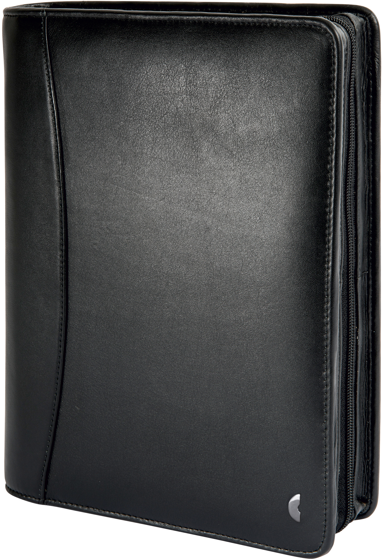 CHRONOPLAN Ringbuch Compact Mobil 50173Z.26 Vollrindleder schwarz A5