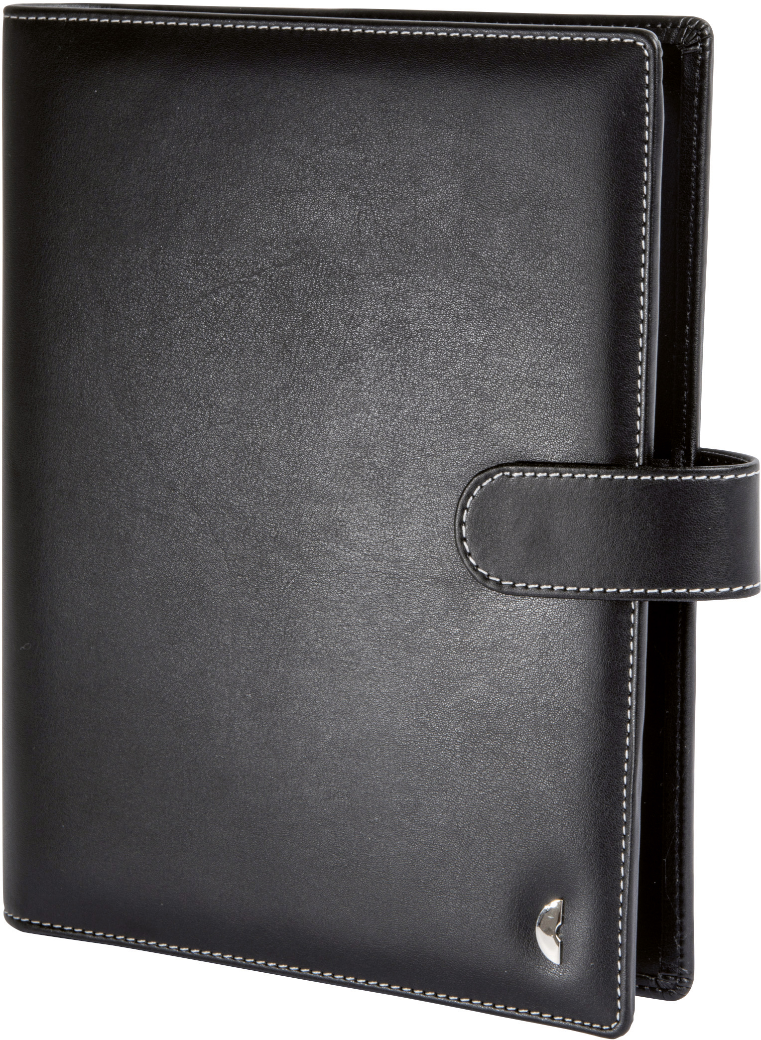 CHRONOPLAN Ringbuch Einsteiger Slim 50107Z.26 Kunstleder schwarz A5