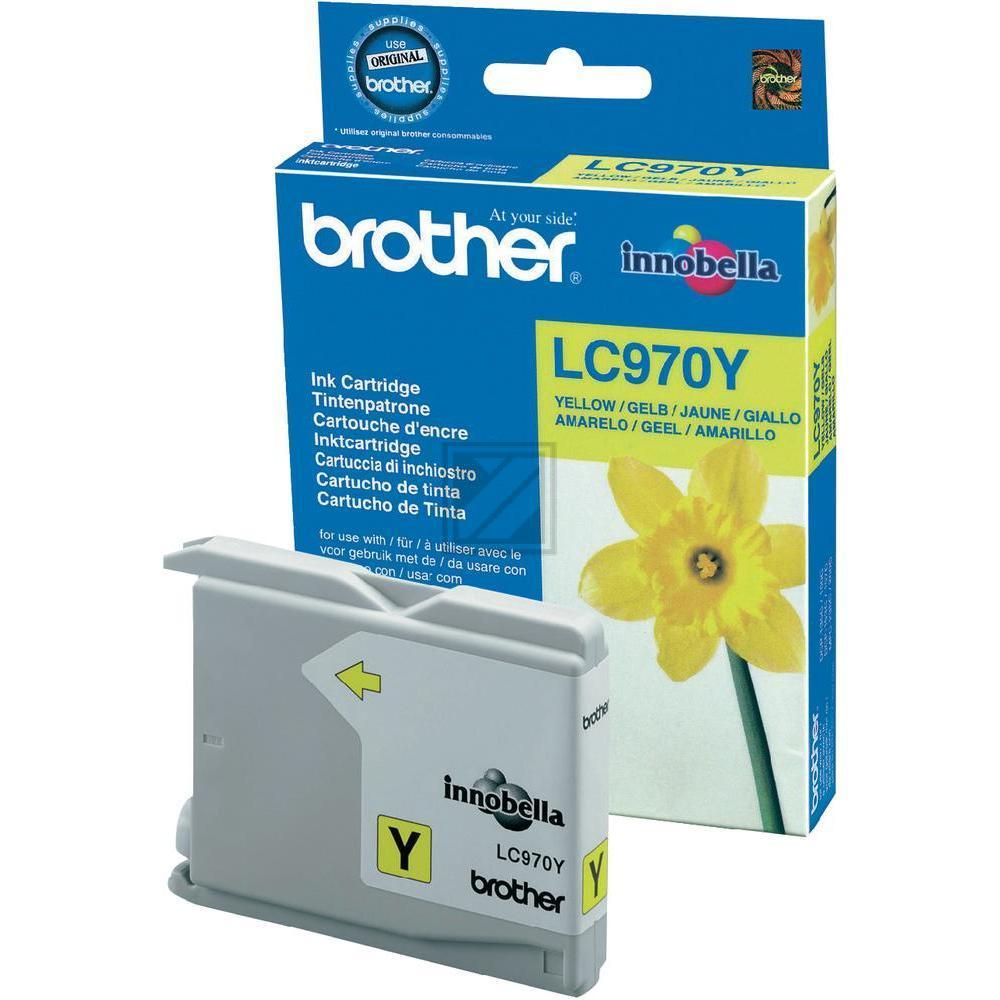 BROTHER Tintenpatrone yellow LC-970Y MFC-260C 300 Seiten