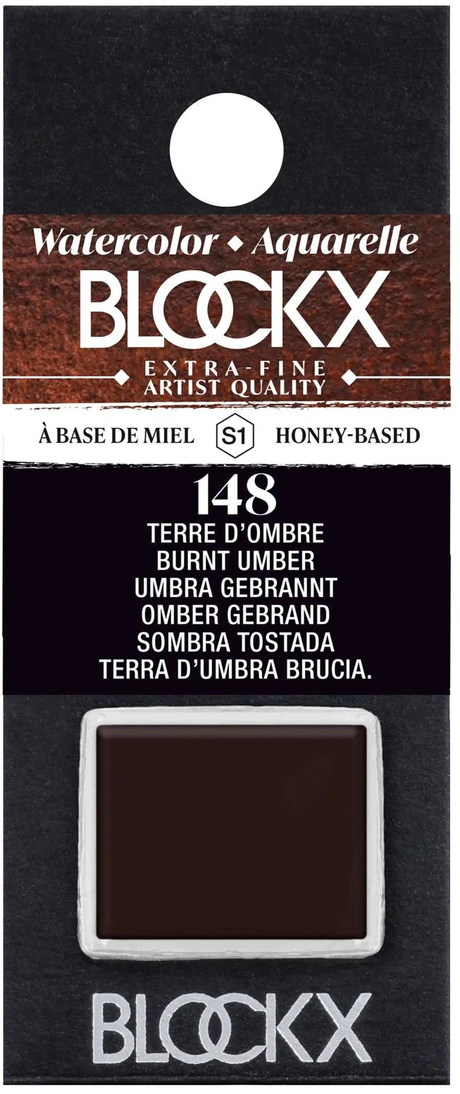 BLOCKX Aquarellfarbe 1.5ml 41148BXC umbra gebrannt