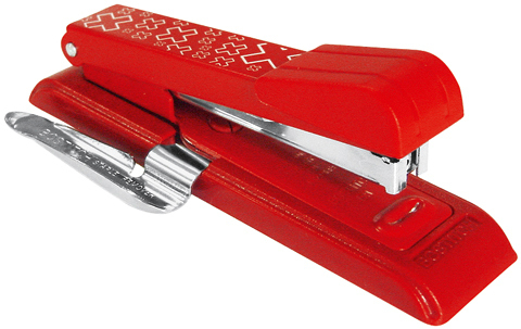 BOSTITCH Heftgerät B8 Swiss Design B8RC-CH rot/weiss 30 Blatt