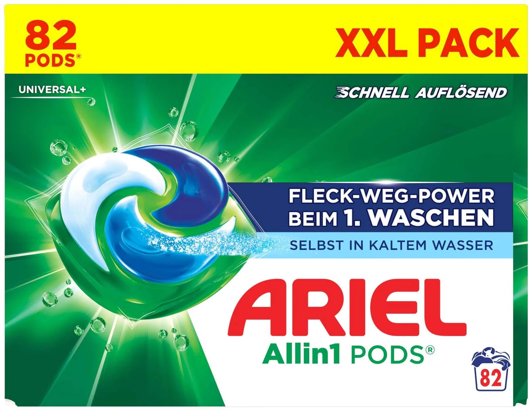 ARIEL Wäsche-Pods Allin1 972416 Touch of Unstoppables 82 Pods
