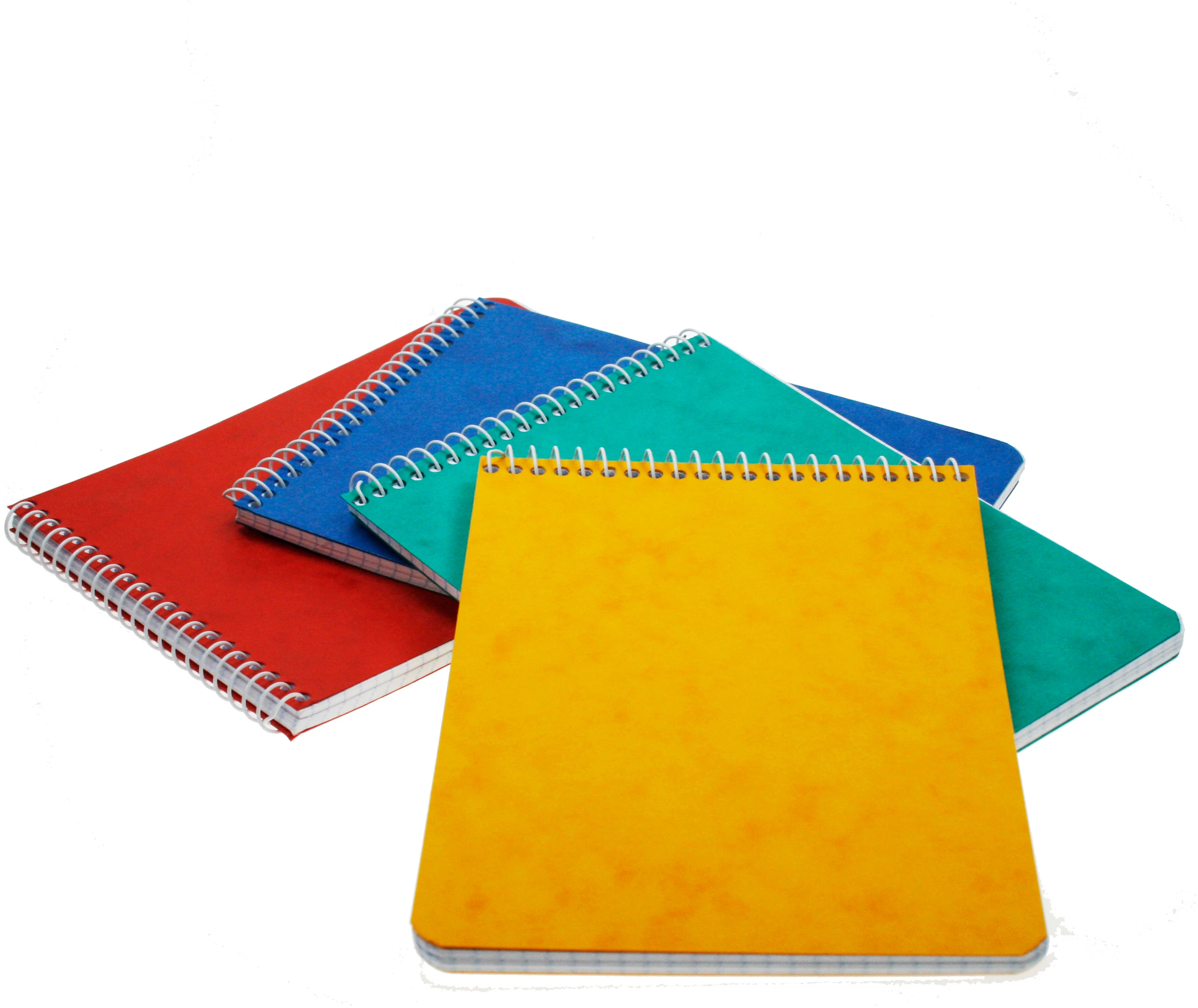 BÜROLINE Spiralheft 11,1×7,6cm 532585000 ass., quer, kariert 48 Blatt