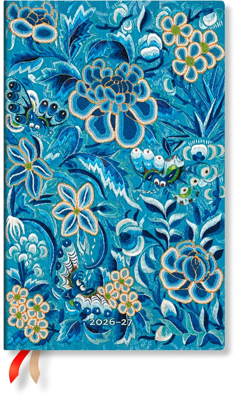 PAPERBLANKS Agenda Blaue Weide Maxi 26/27 FD1844-6 1W/2S 18M DE VER SC 13.5x21cm