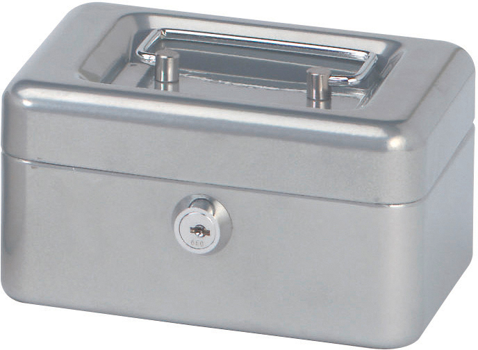 MAUL Geldkassette 1 15,2x12,5x8,1cm 8.15 silber