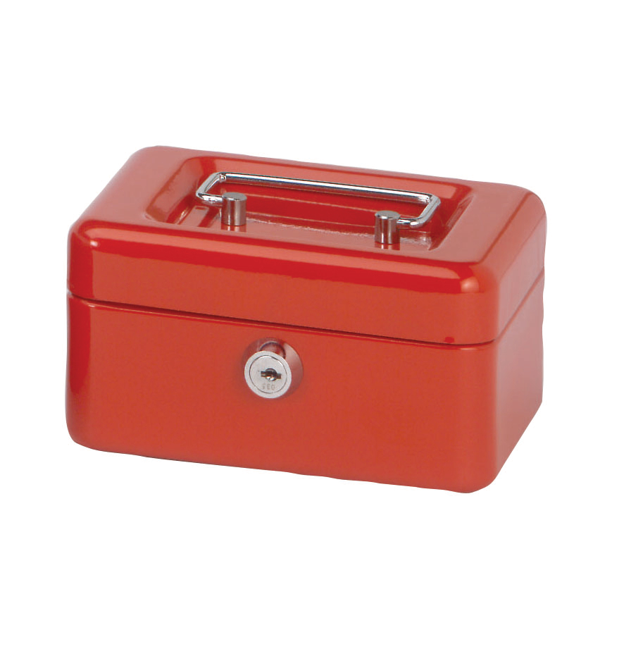 MAUL Geldkassette 1 15,2x12,5x8,1cm 8.15 rot