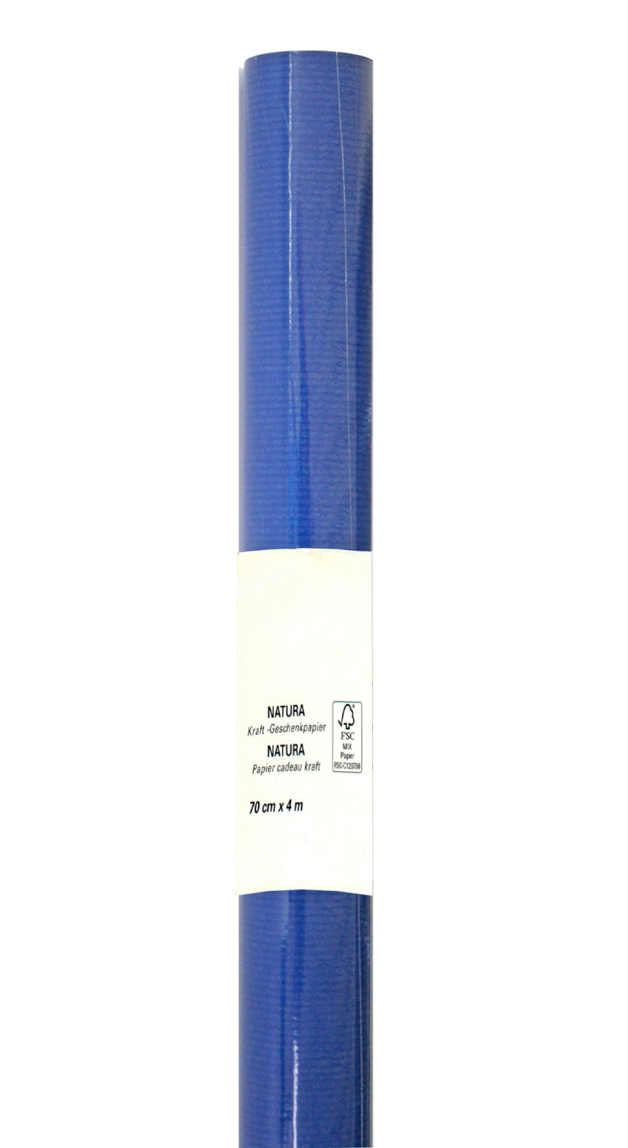 NEUTRAL Kraft-Geschenkpapier 445005 70cmx4m blau