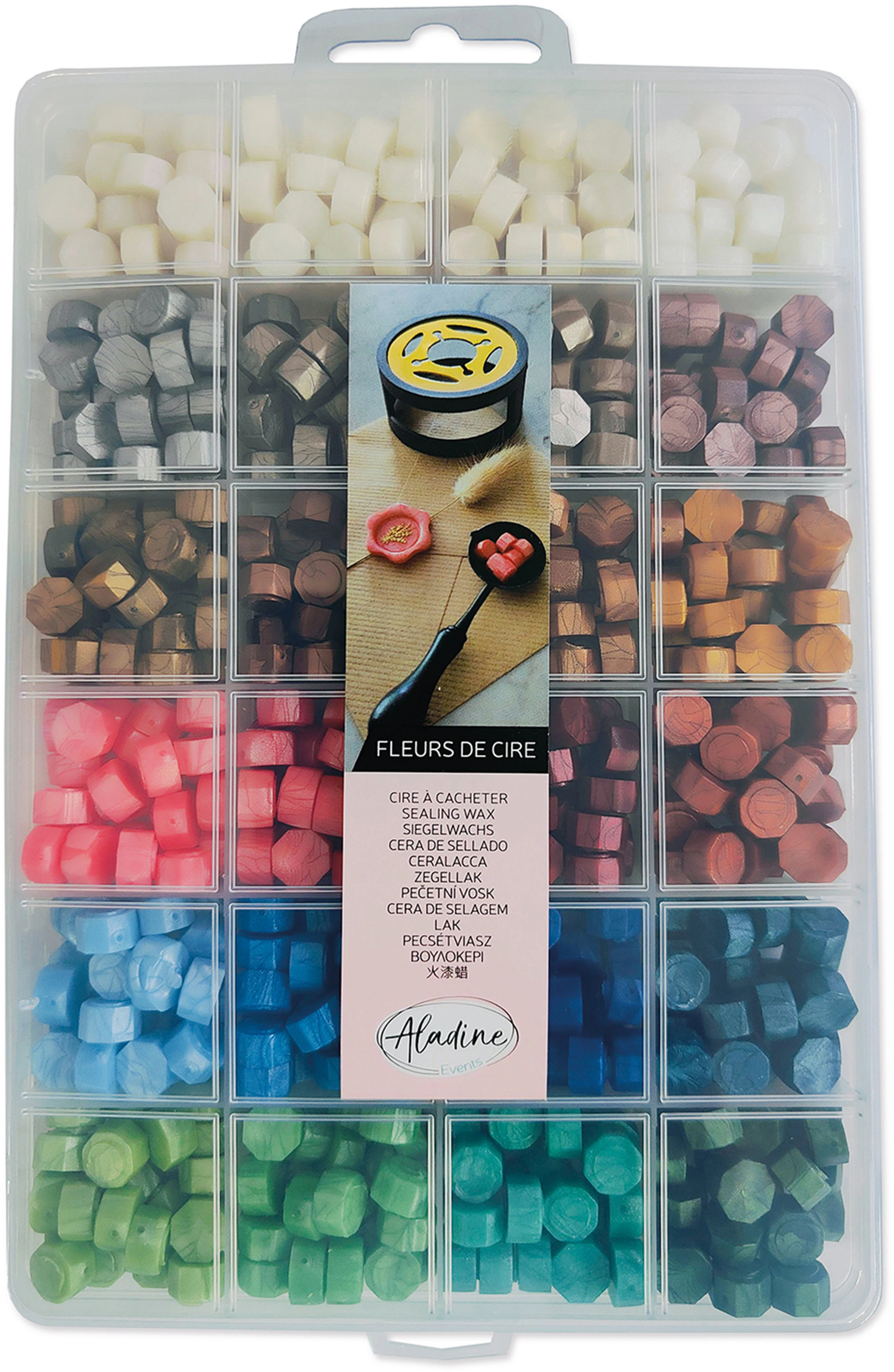 ALADINE Wachsbox 72496 bunt 24 Farben