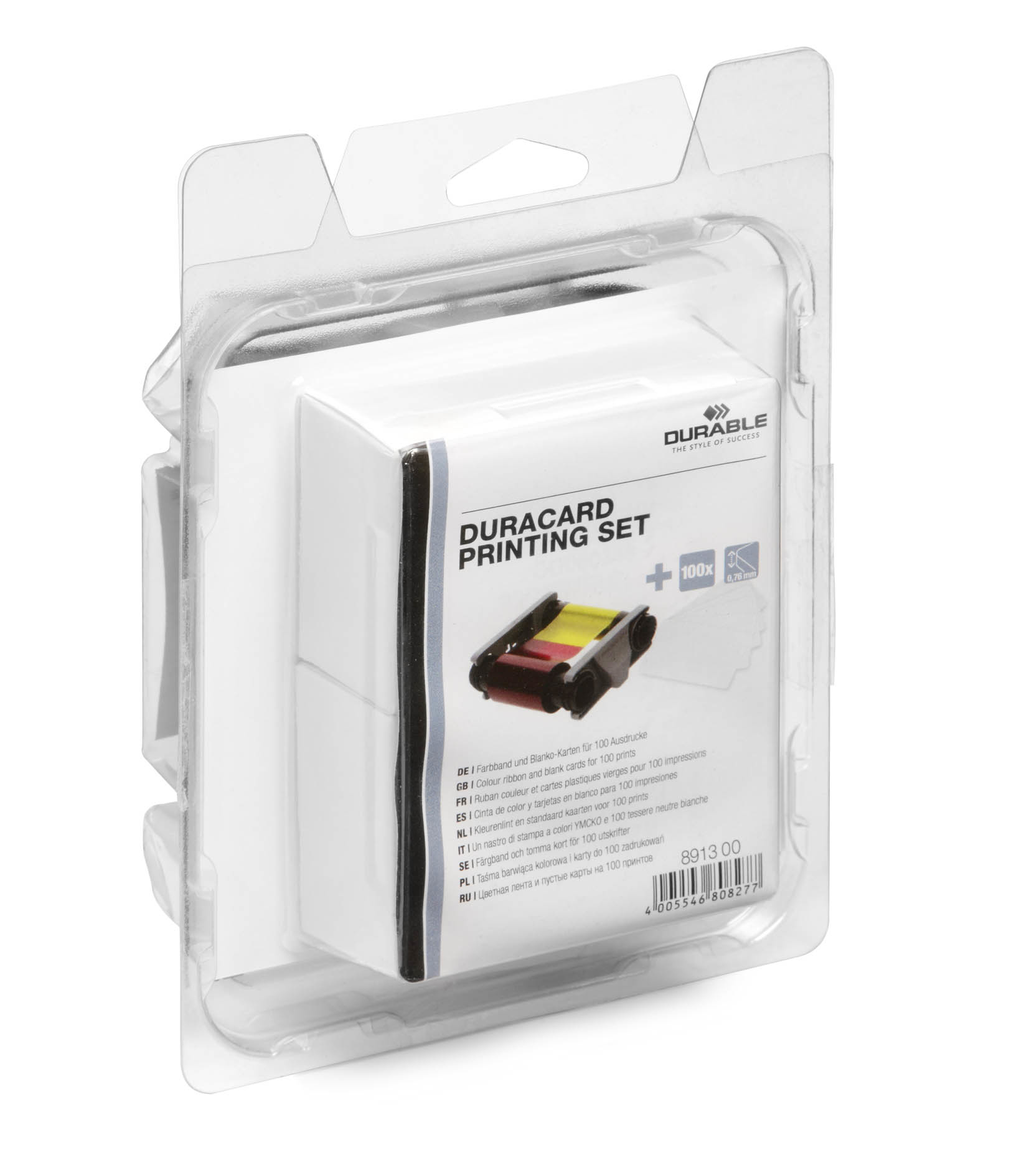 DURABLE Duracard Printing Set 891300 farbig ass. DURABLE Duracard Printing Set 891300 farbig ass.