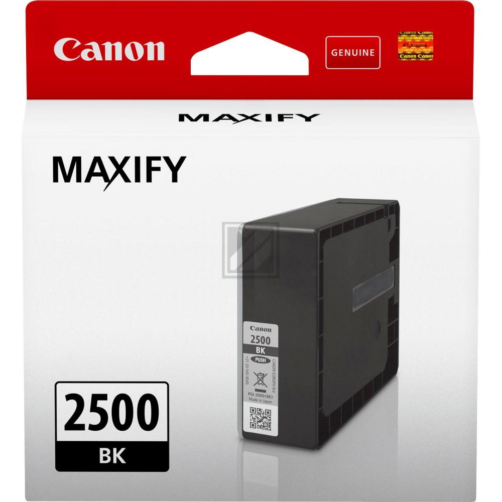 CANON Tintenpatrone schwarz PGI-2500BK MAXIFY MB5050/MB5350 1000 S.