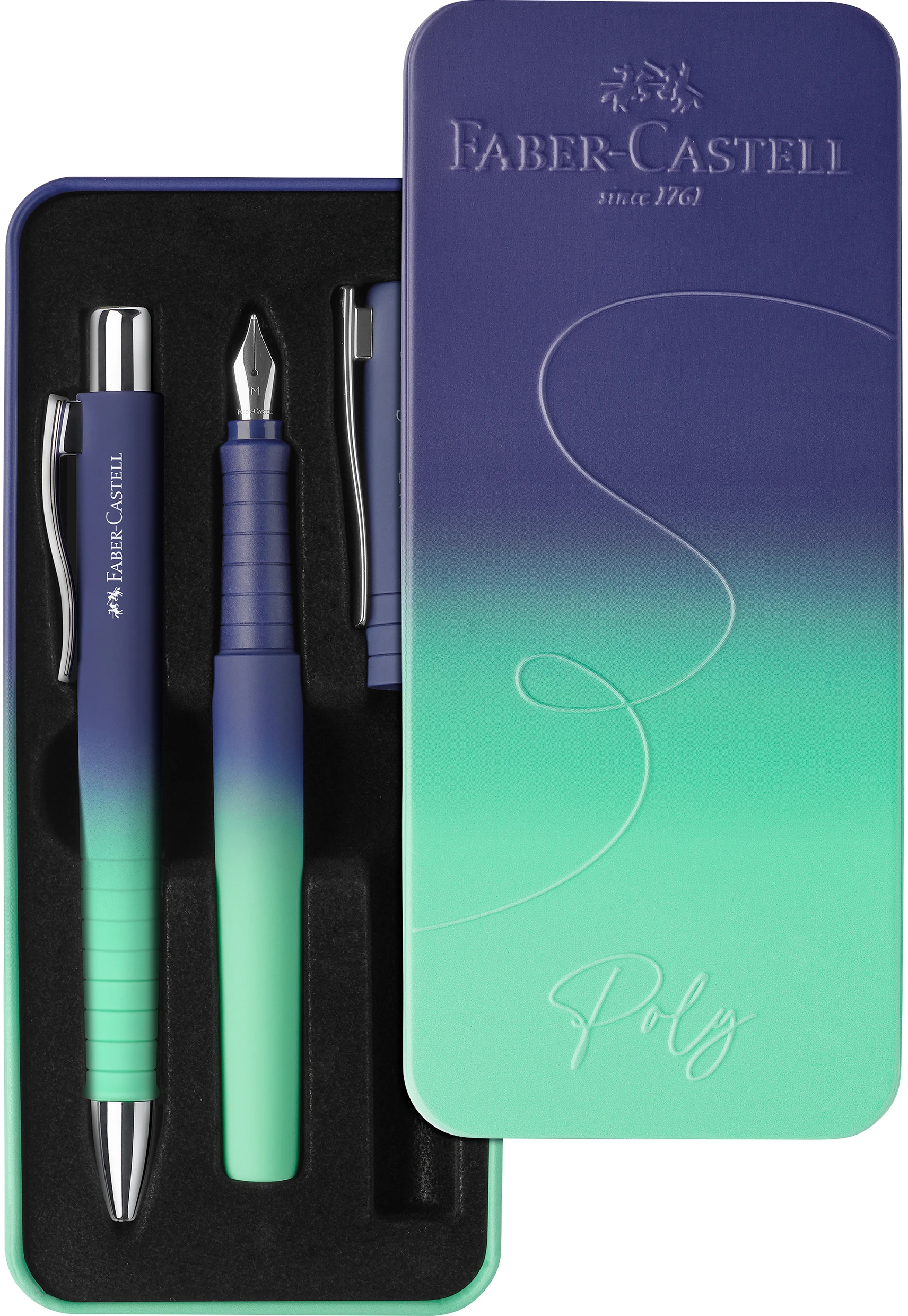 FABER-CASTELL Poly Ball Set FH+KS 241055 Buzzing Blue