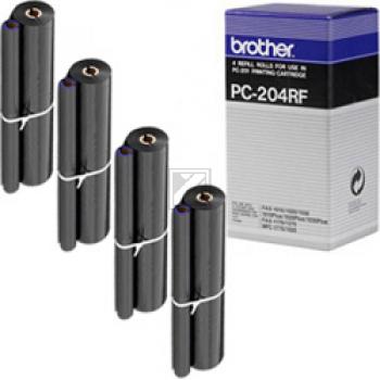 BROTHER Refill Filmrollen PC-204RF Fax-1010 4 Rollen BROTHER Refill Filmrollen PC-204RF Fax-1010 4 Rollen