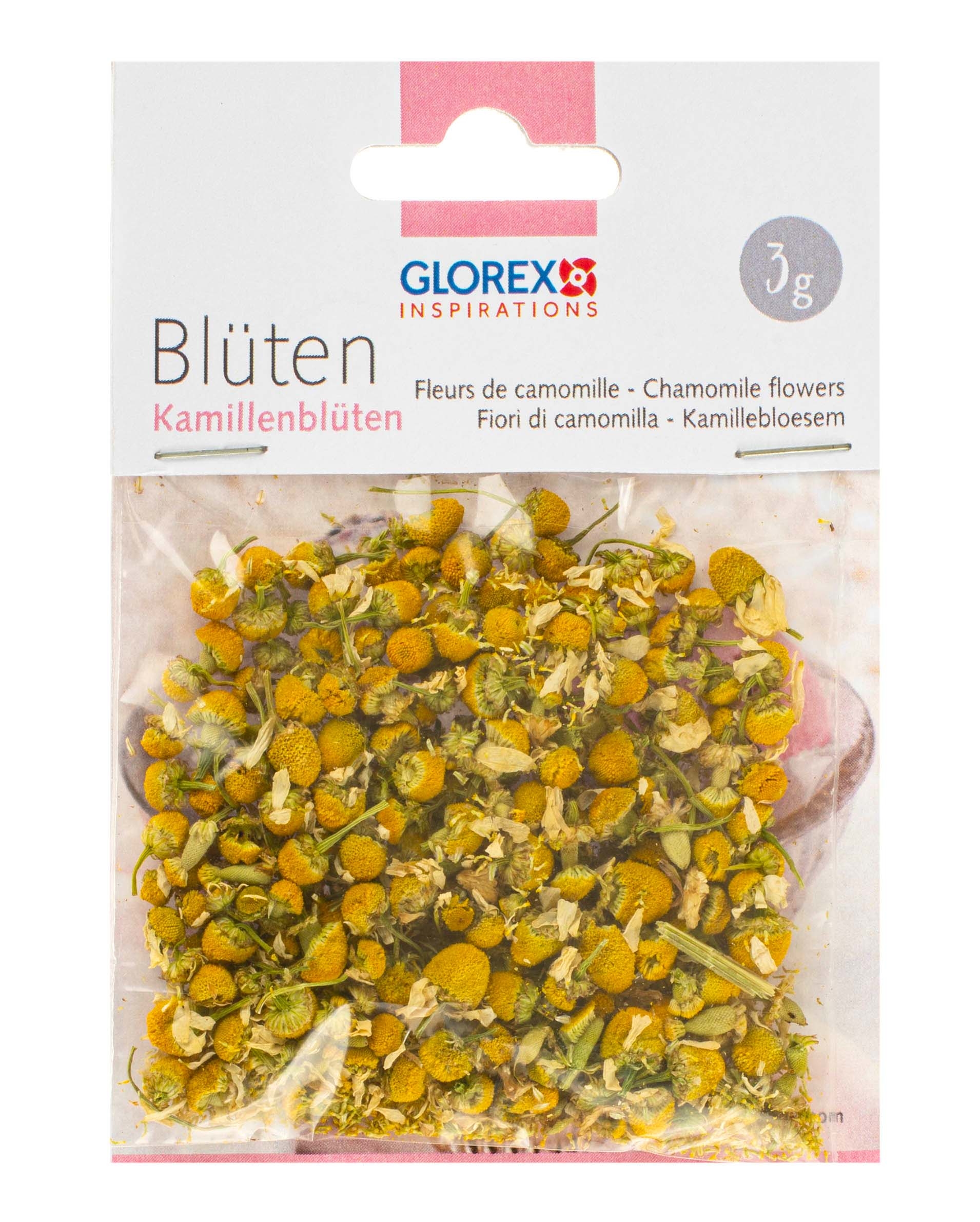 GLOREX Kamillenblüten 3g 61601107 gelb