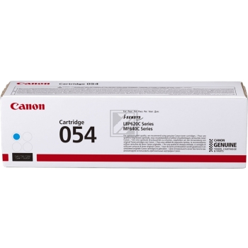 CANON Toner-Modul 054 cyan CRG 054 C LBP621/MF641 1200 Seiten CANON Toner-Modul 054 cyan CRG 054 C LBP621/MF641 1200 Seiten
