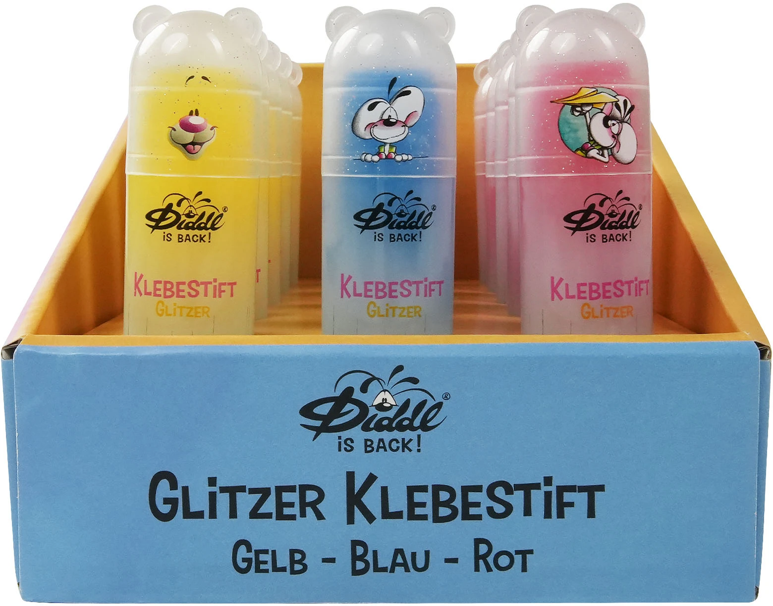 DIDDL Klebestift Glitzer 23716 assortiert