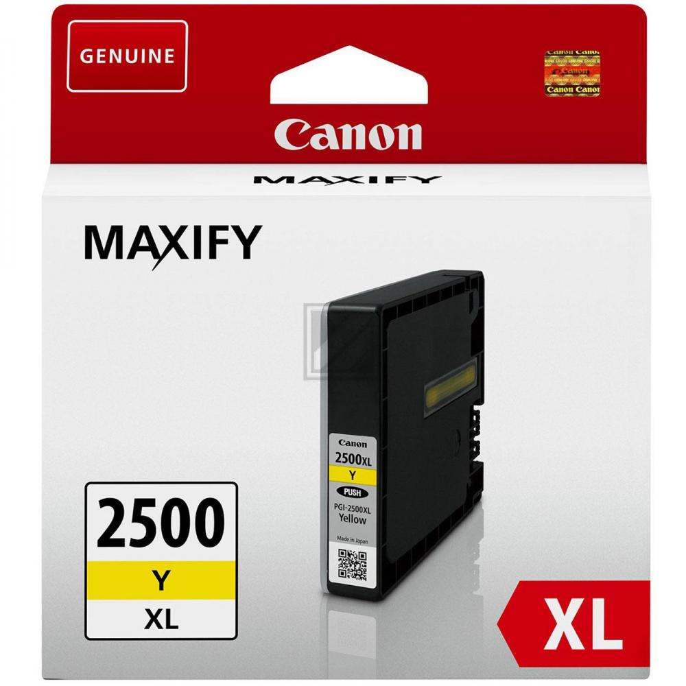 CANON Tintenpatrone XL yellow PGI-2500XL Y MAXIFY MB5050/MB5350 19,3ml