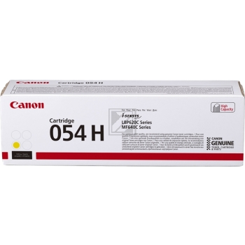 CANON Toner-Modul 054H yellow CRG 054 YH LBP621/MF641 2300 Seiten CANON Toner-Modul 054H yellow CRG 054 YH LBP621/MF641 2300 Seiten
