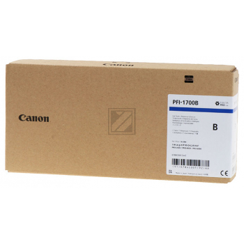CANON Tintenpatrone blue PFI1700B iPF PRO-2000/PRO-4000 700ml CANON Tintenpatrone blue PFI1700B iPF PRO-2000/PRO-4000 700ml