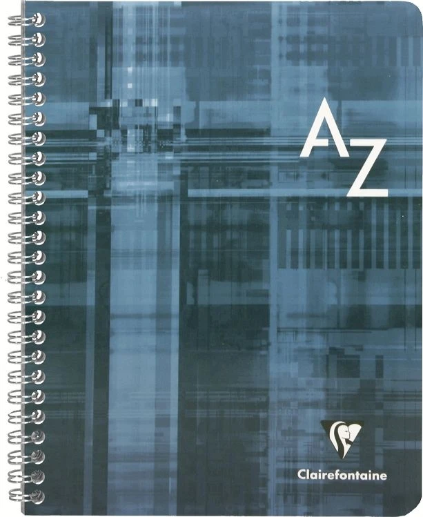 CLAIREFONTAINE Adressbuch Index A5 8539C ass., kariert, 5mm 50 Blatt