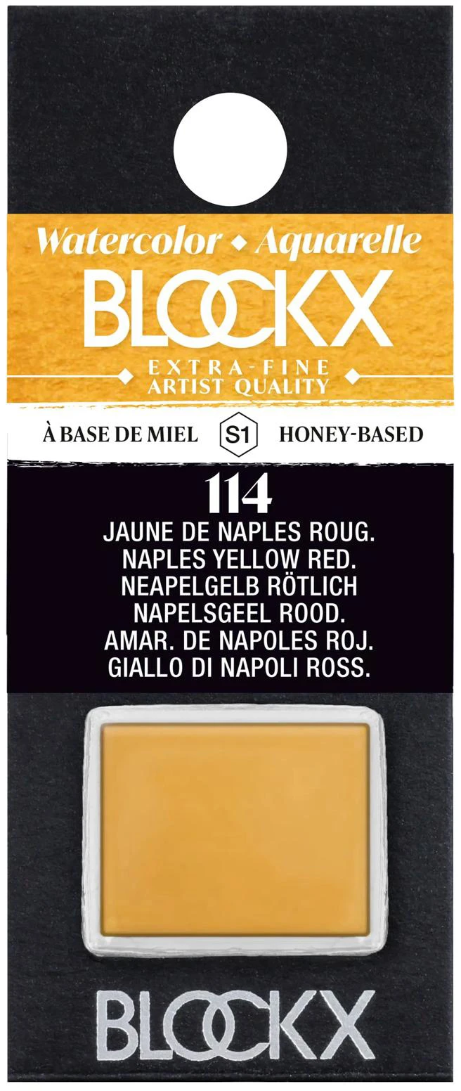 BLOCKX Aquarellfarbe 1.5ml 41114BXC neapelgelb rötlich