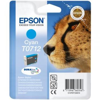 EPSON Tintenpatrone cyan T071240 Stylus DX4000 485 Seiten EPSON Tintenpatrone cyan T071240 Stylus DX4000 485 Seiten