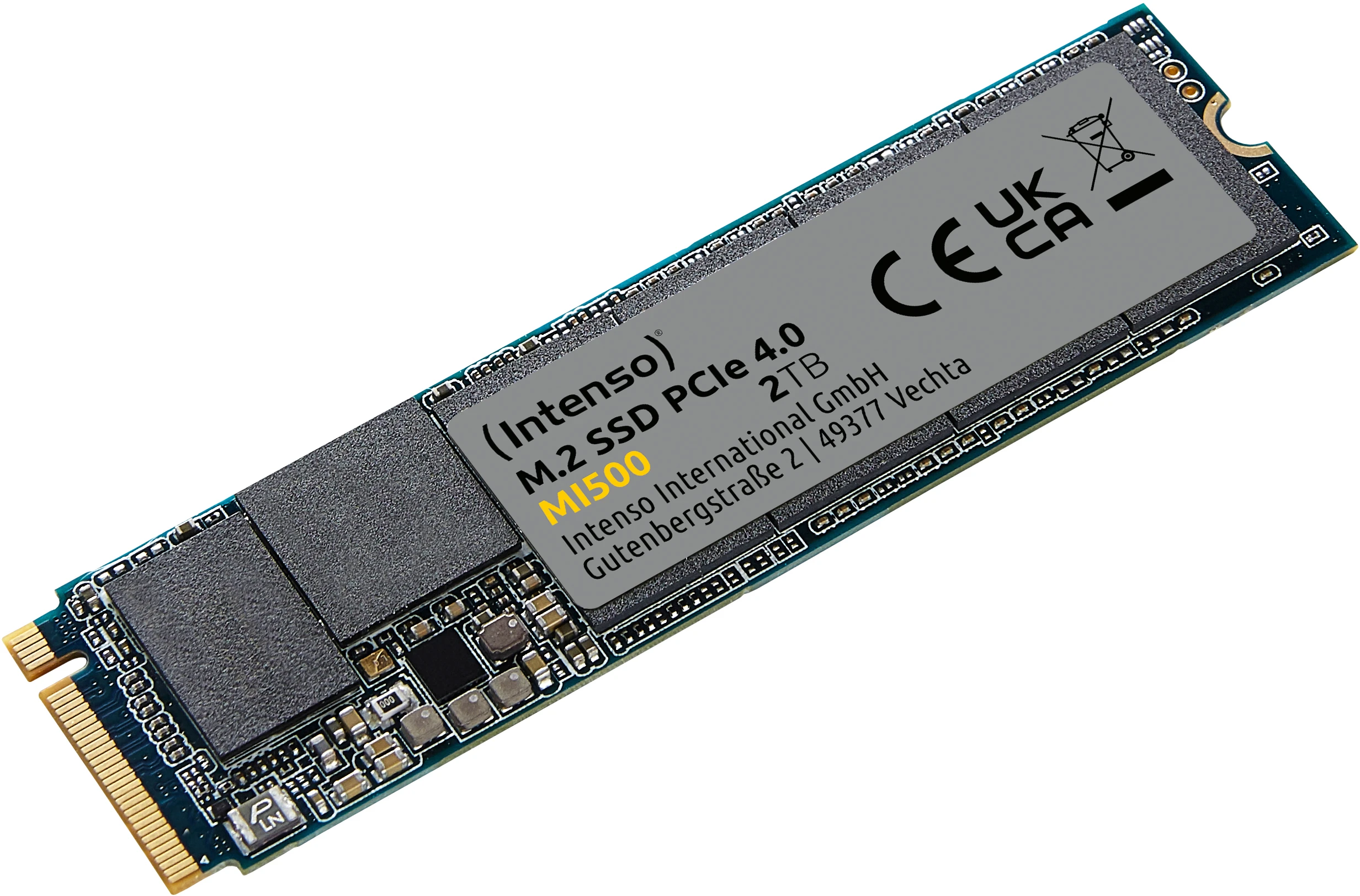 INTENSO M.2 SSD MI500 2TB 3836470 PCIe 4.0, m.2 2280