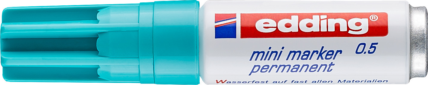 EDDING Mini Marker permanent 1,5-3mm 0-14 türkis