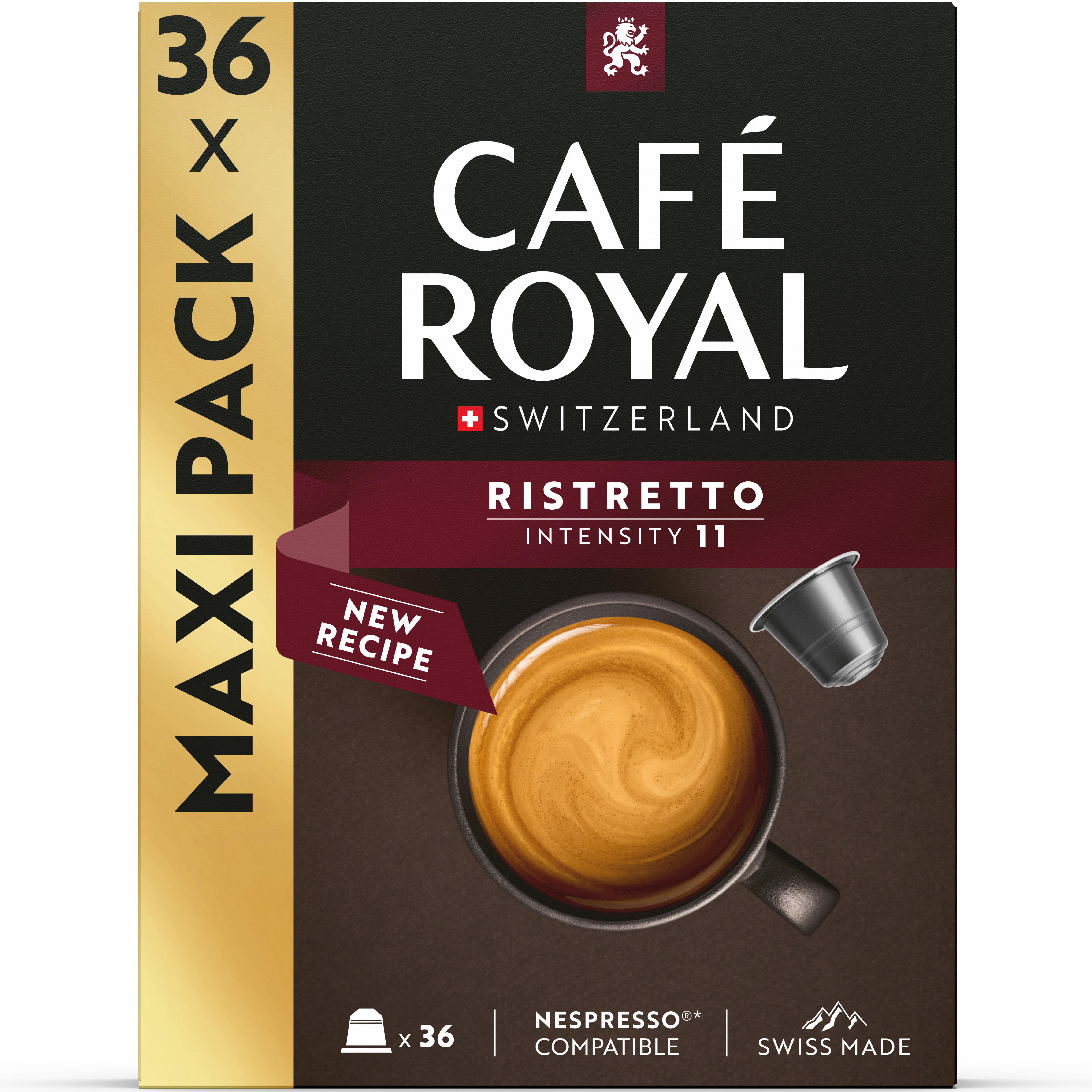 CAFE ROYAL Kaffeekapseln Alu 10172798 Ristretto 36 Stk.