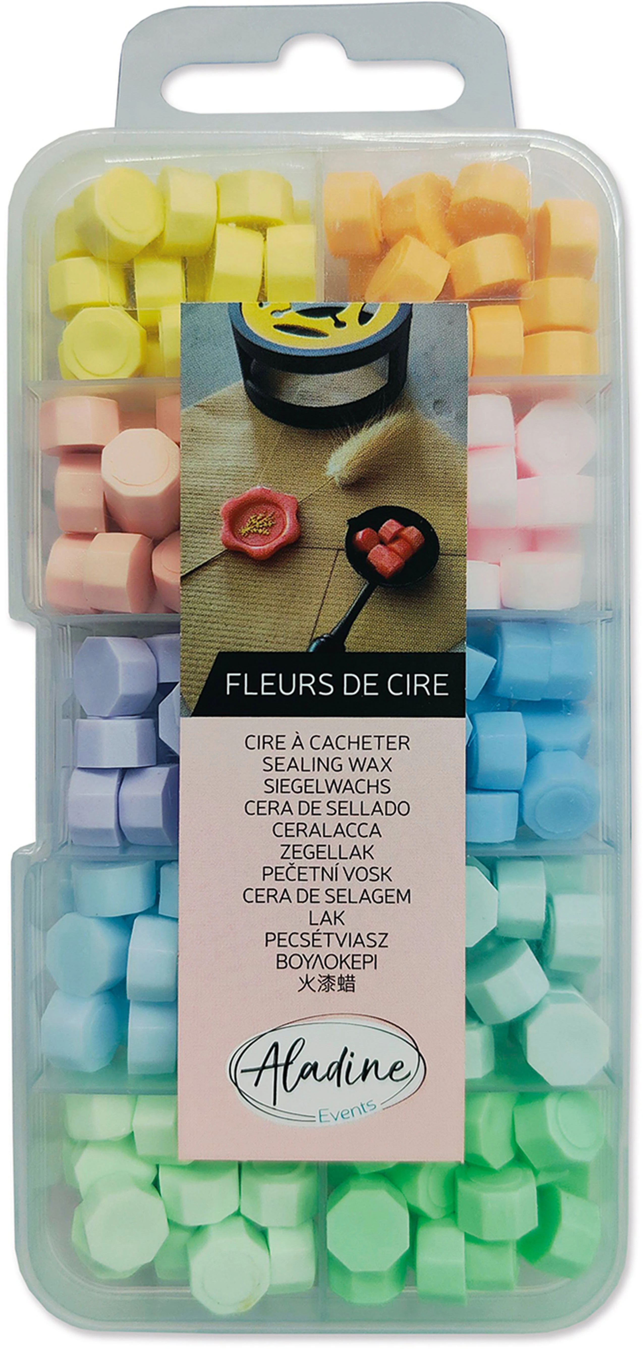 ALADINE Wachsbox 72498 pastell 10 Farben