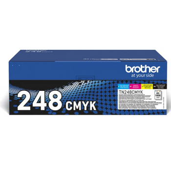 BROTHER Toner Valuepack CMYK TN-248VAL HL-L8240CDW 1000 Seiten