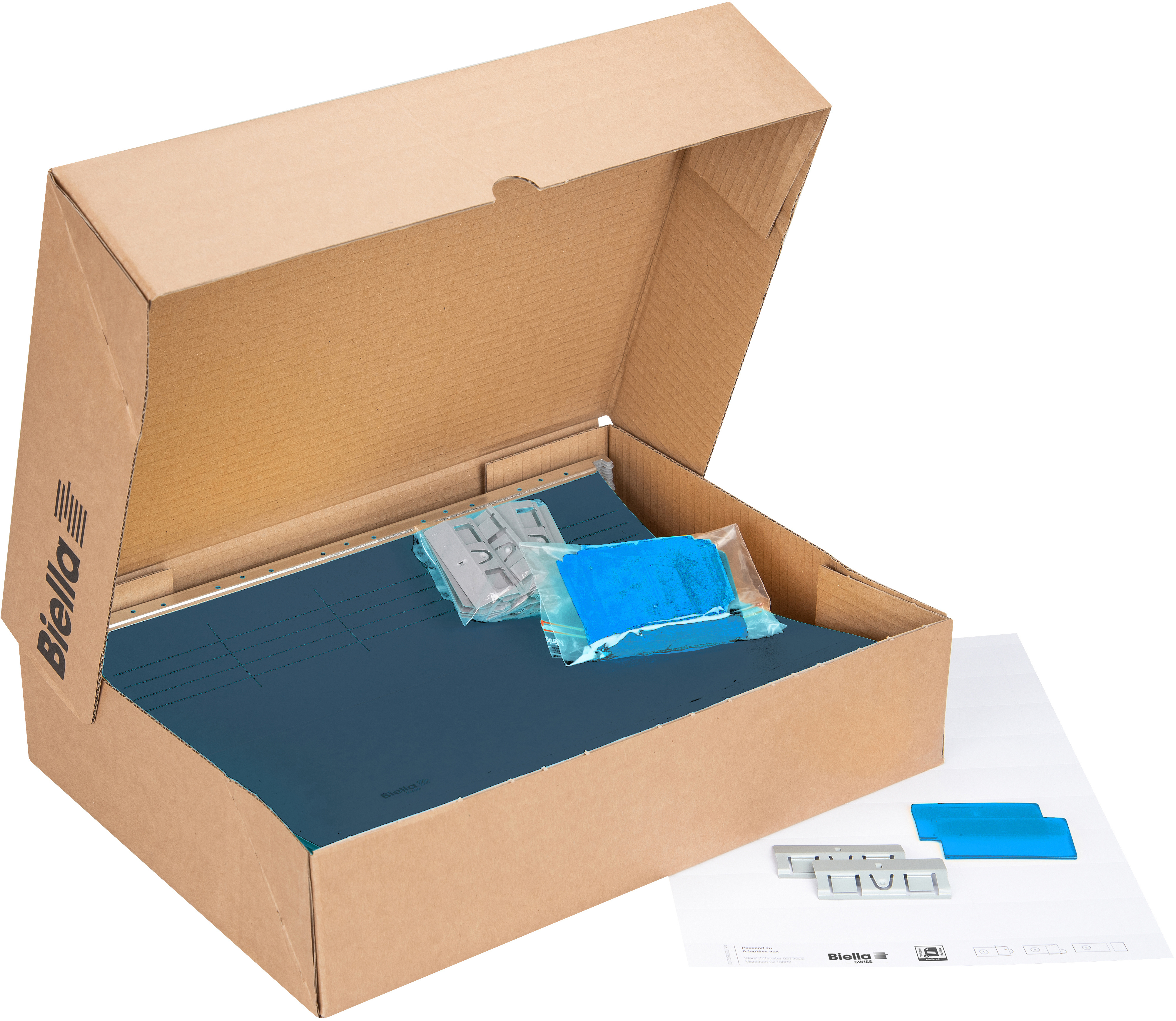 BIELLA Hängemappen-Set A4 27125505U dunkelblau 32x25cm 25 Stück