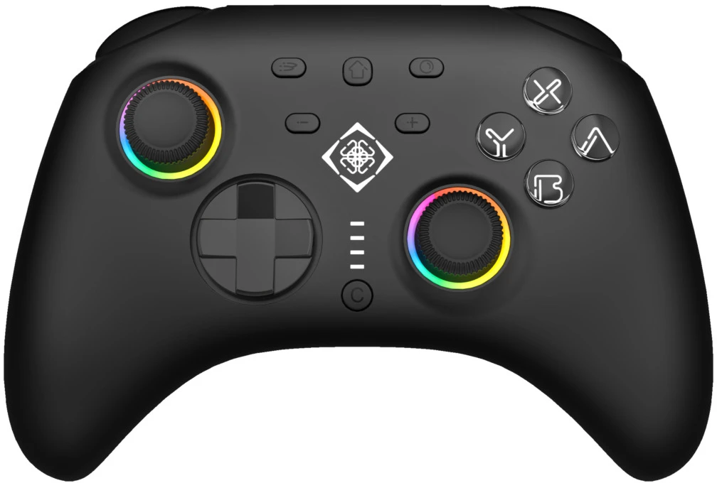 DELTACO Wireless Controller RGB GAM-198 NSW 2, with C-button, Black