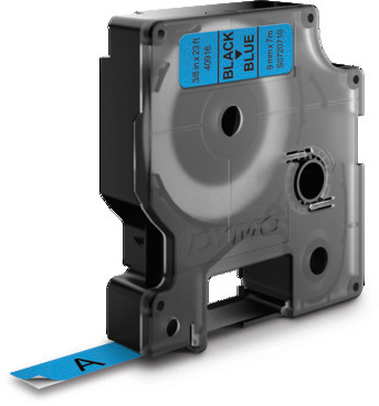 DYMO Schriftband D1 schwarz/blau S0720710 9mm/7m DYMO Schriftband D1 schwarz/blau S0720710 9mm/7m