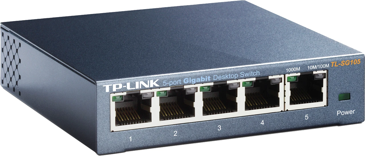 TP-LINK 5-port Metal Gigabit Switch TL-SG105
