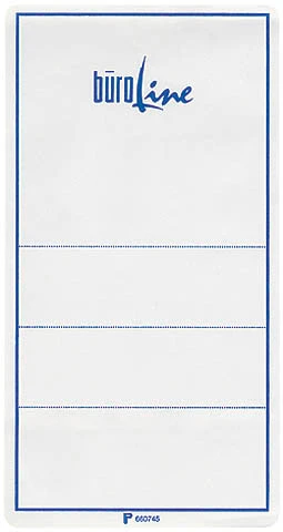 BÜROLINE Archivbox-Etiketten 85x160mm 1836. weiss 50 Stück