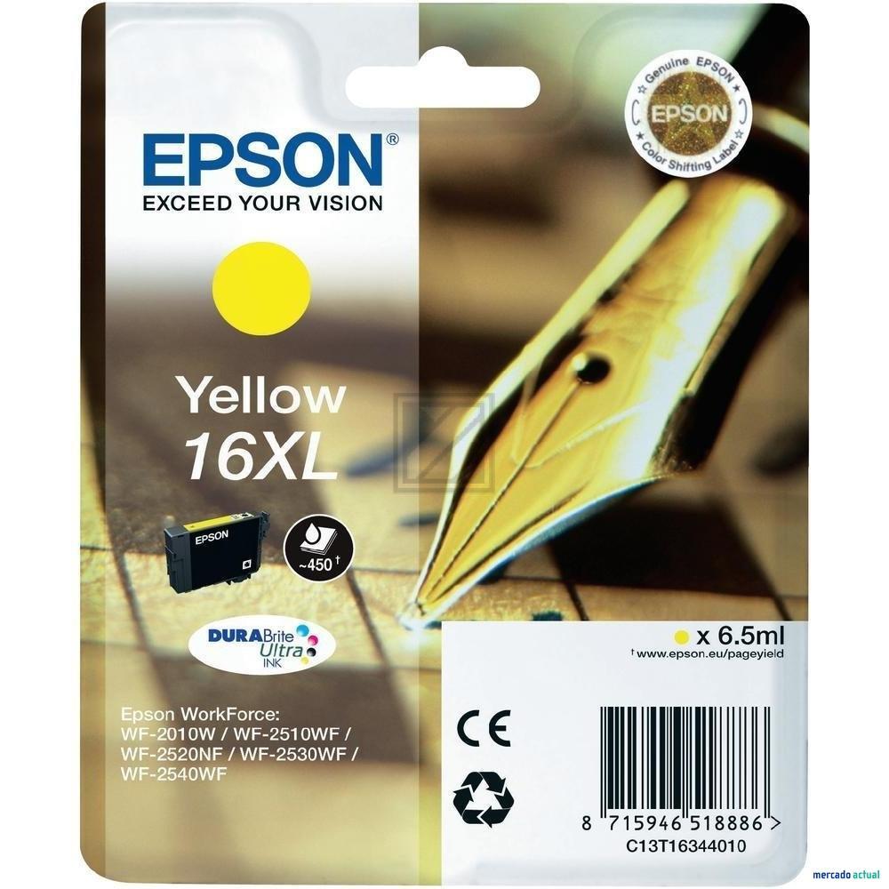 EPSON Tintenpatrone 16XL yellow T163440 WF 2010/2540 450 Seiten EPSON Tintenpatrone 16XL yellow T163440 WF 2010/2540 450 Seiten