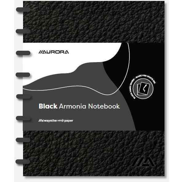 ADOC Spiralbuch Armonia A5 3000.001 schwarz, blanco 40 Blatt